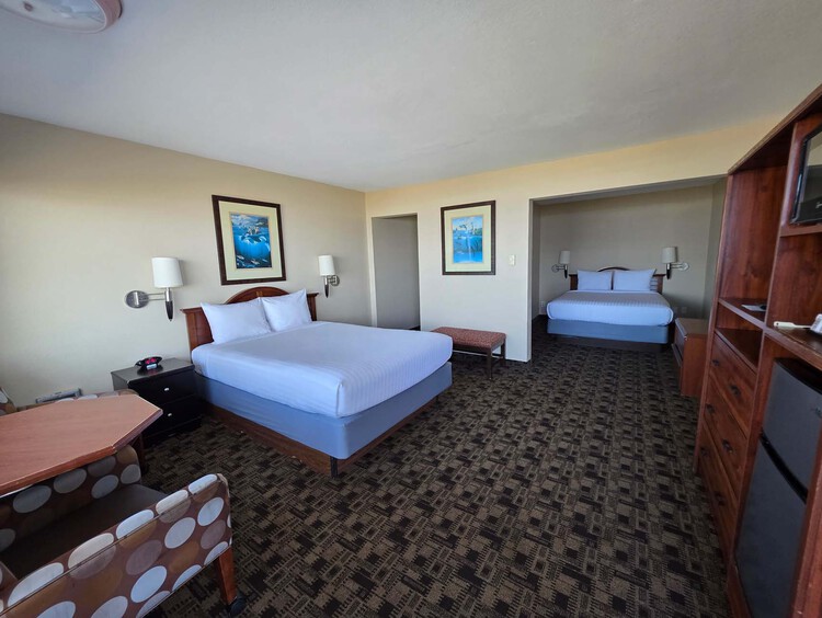 Guest room with two queen beds